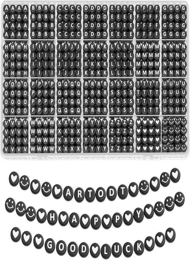 Guellix Kids DIY Jewelry Making Kit, Plastic Beads for Crafts, Unicorn Theme, Ages 4-7 (Alphabet) - Image 1